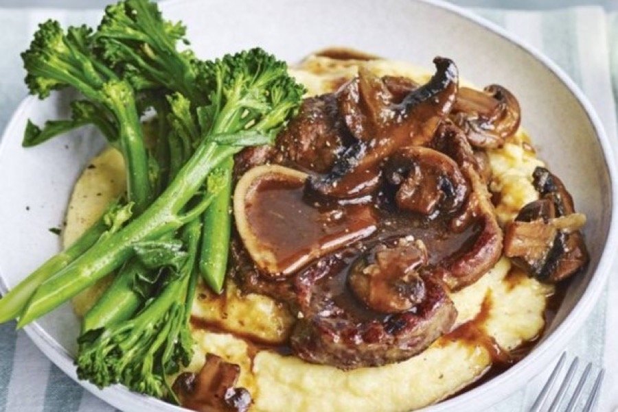 Slow Cooked Beef with Mushroom