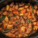 Slow Cooker Beef & Vegetable Stew